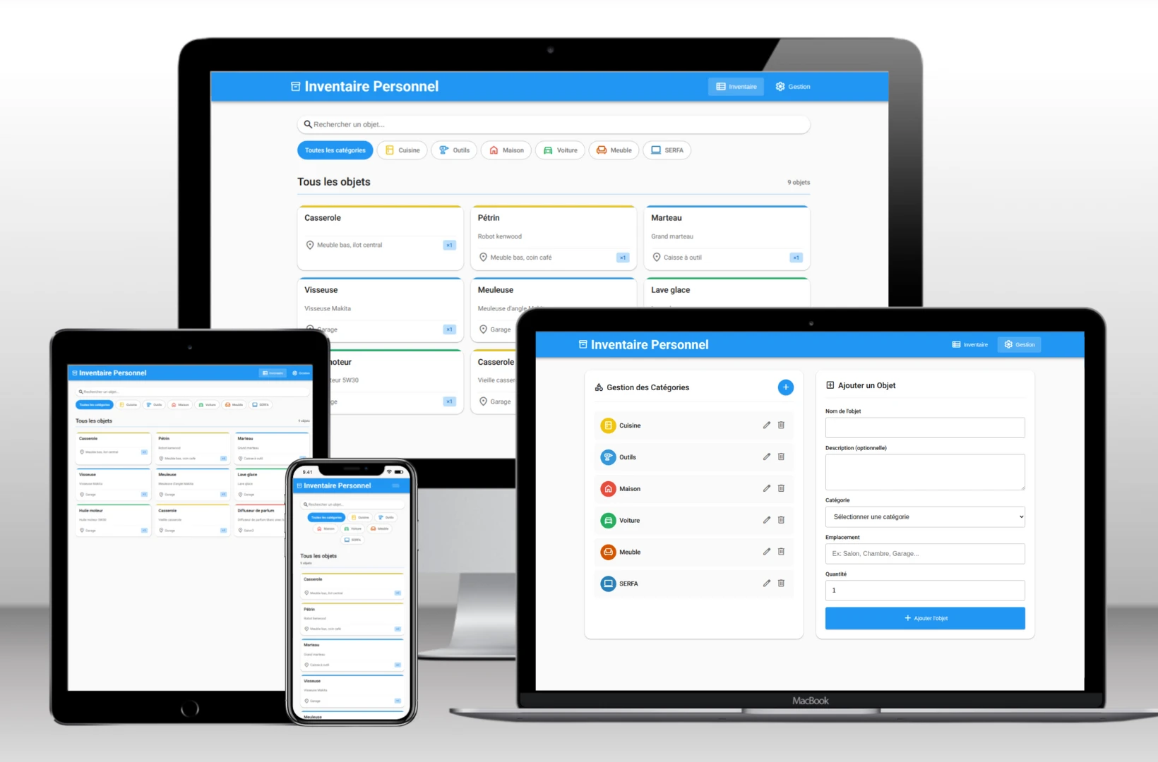 Application d'Inventaire Personnel